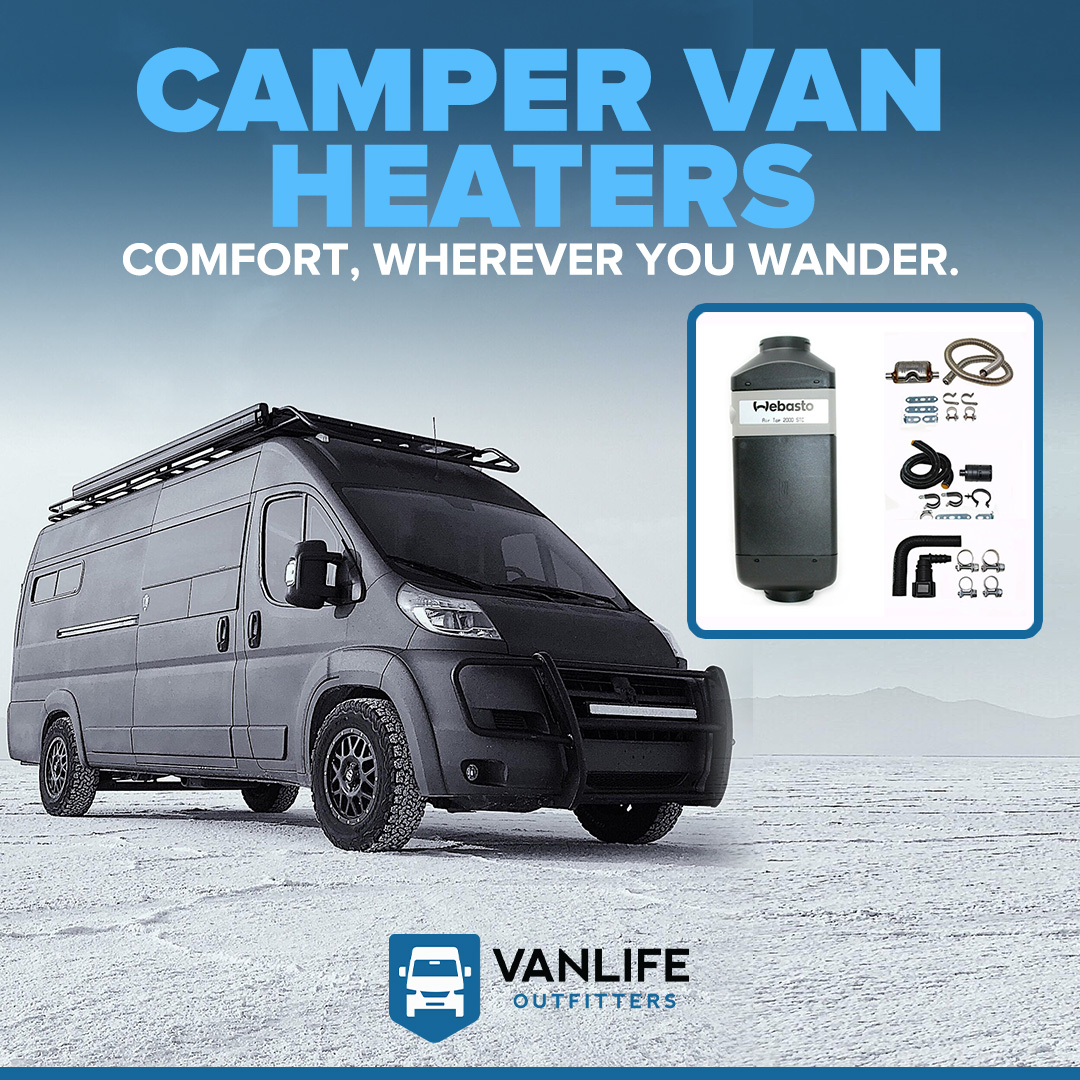 Vanlife Outfitters camper van heater product graphic