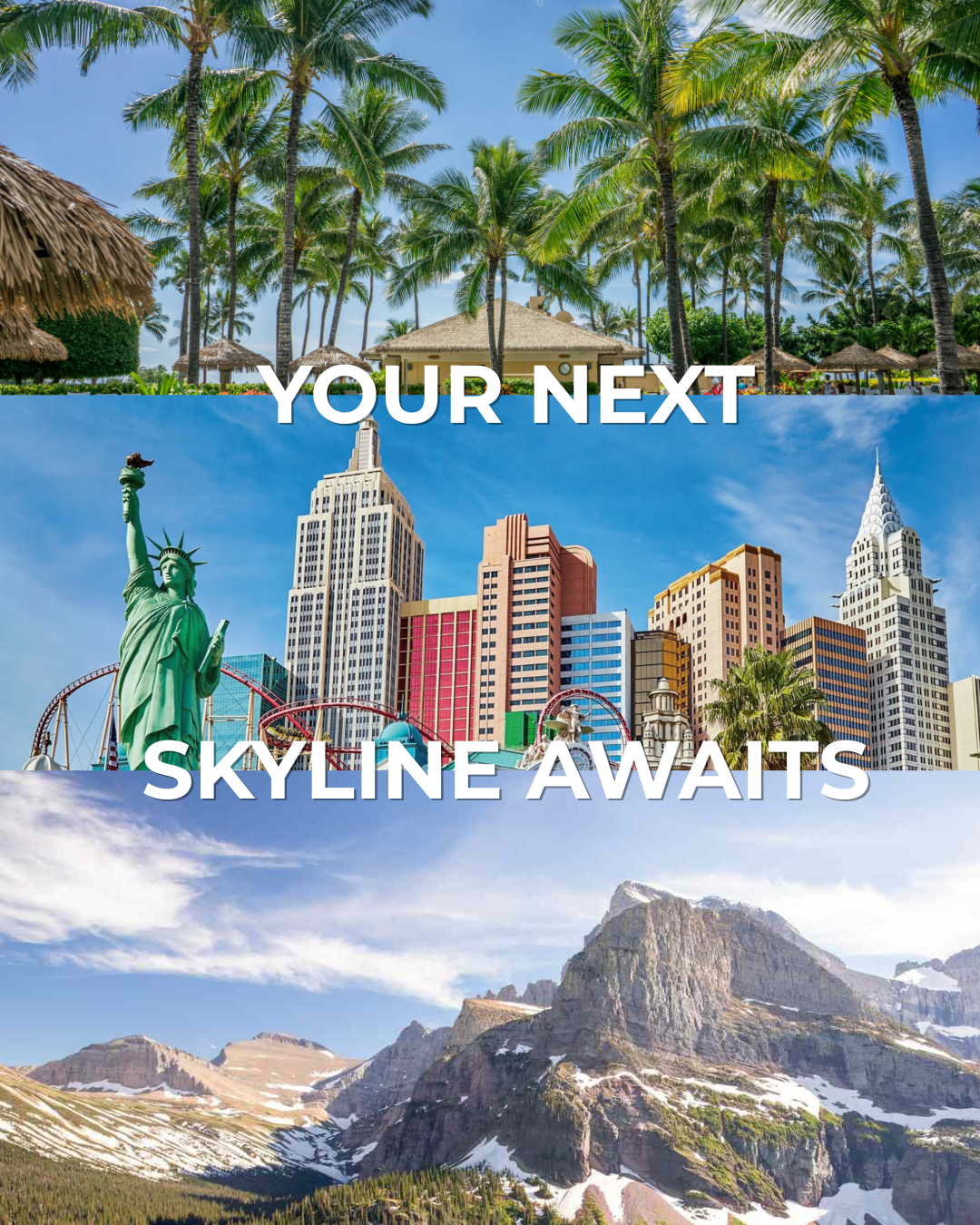 Vacatia city skyline social graphic